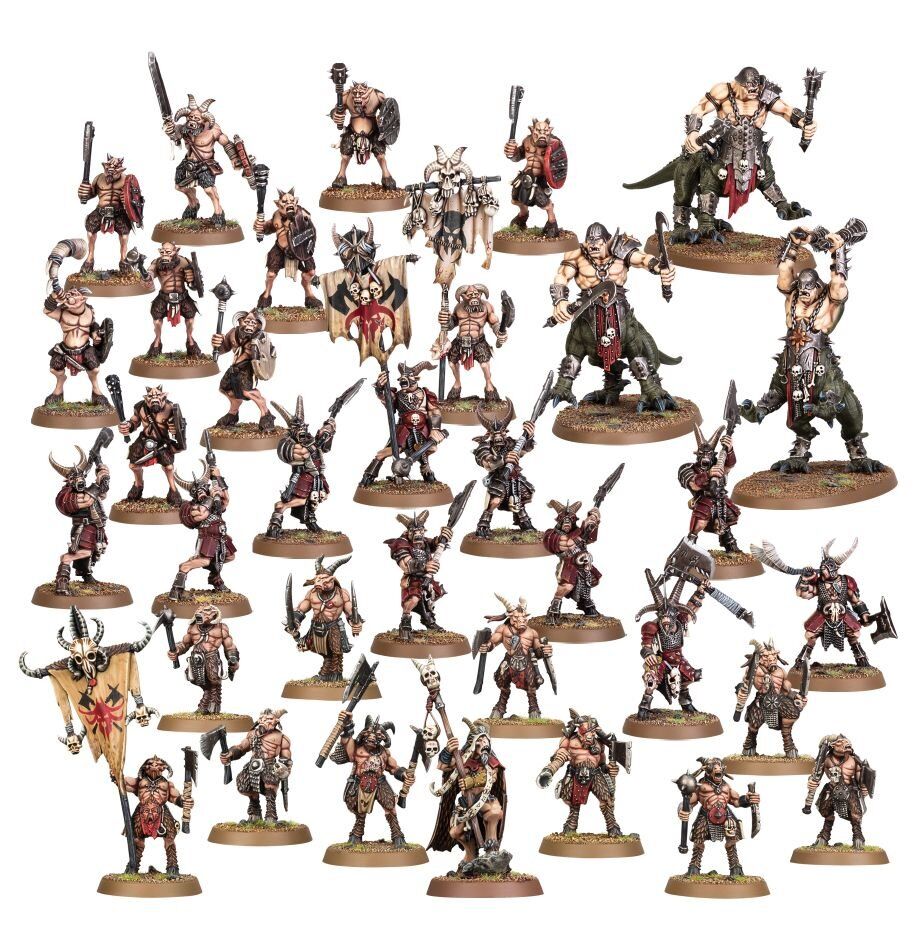 キャラクター Warhammer Beast of chaos army Warhammer Age Of Sigmar - Painted Beasts Of Chaos Army